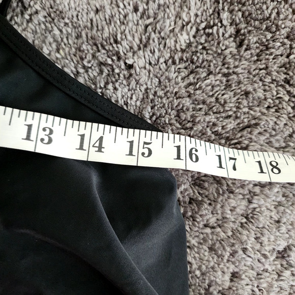 Adisputent Tankini top for high waisted bottom Swimwear black Medium BNWT - Picture 4 of 7